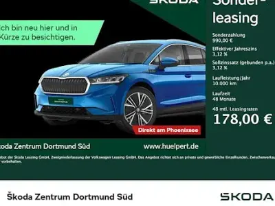 Brugt Skoda Enyaq iV Loft 108 kW (148 HK) 2023 Blå SUV