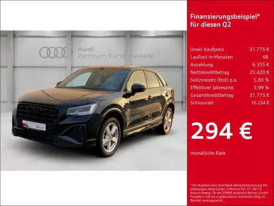 Używany Audi Q2 S-Line 150 KM (110 kW) 2024 Czarny SUV