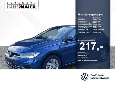 Gebraucht VW Polo Style 95 PS (69 kW) 2025 Reef blue metallic Kleinwagen