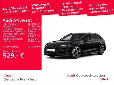 Gebraucht Audi A4 S-Line 204 PS (150 kW) 2024 Mythosschwarz metallic Kombi
