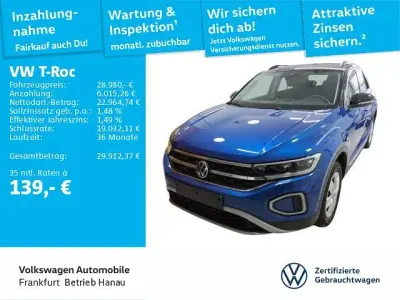 Gebraucht VW T-Roc Style 150 PS (110 kW) 2024 Blau SUV