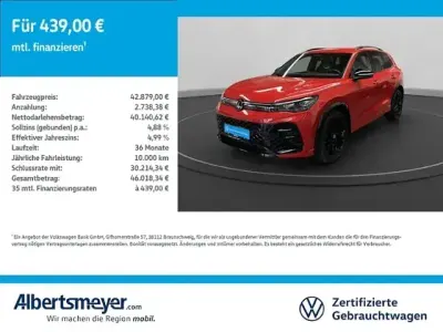 Usata VW Tiguan R-line 110 CV (80 kW) 2025 Rosso SUV