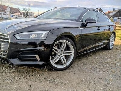 Gebraucht Audi A5 Sportback S-Line 190 PS (139 kW) 2018 Schwarz Kleinwagen