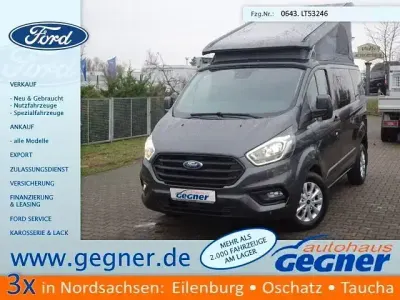 Second-hand Ford Transit Custom Nugget 185 CP (136 kW) 2021 Gri Monovolum