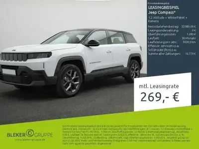 Gebraucht Jeep Compass Altitude 145 PS (106 kW) 2026 Antarctica white / black SUV