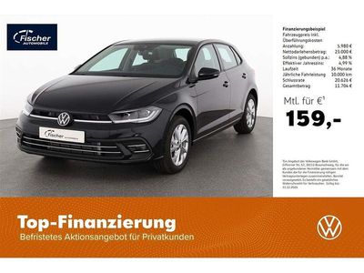 Neu VW Polo Style 116 PS (85 kW) 2025 Schwarz Kleinwagen