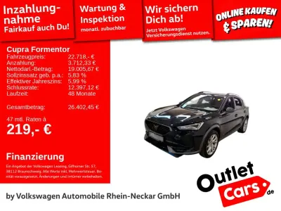 Gebraucht Cupra Formentor 204 PS (150 kW) 2023 Asphaltblau SUV
