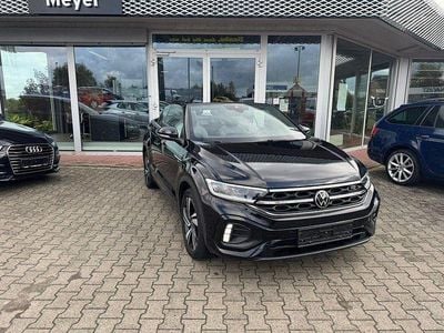 Gebraucht VW T-Roc Cabriolet R-line 150 PS (110 kW) 2022 Deep black perleffekt Cabrio