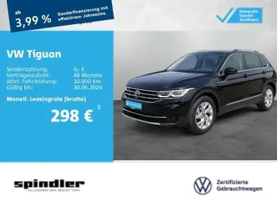 Gebraucht VW Tiguan IQ Drive 150 PS (110 kW) 2023 Deep black perleffekt SUV