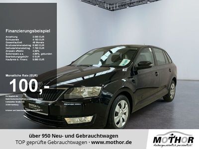 Gebraucht Skoda Rapid Ambition 90 PS (66 kW) 2016 Schwarz Limousine