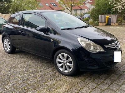 Gebraucht Opel Corsa Active 87 PS (63 kW) 2013 Schwarz Kleinwagen