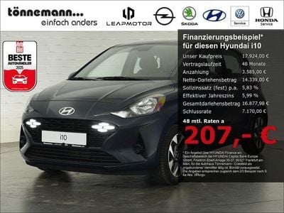 Usata Hyundai i10 Trend 79 CV (58 kW) 2025 Grigio Utilitaria