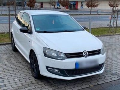 gebraucht VW Polo 6R 1,6 TDI Weiß Black line