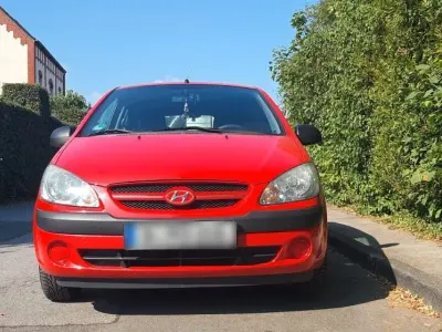 Gebraucht Hyundai Getz Basis 67 PS (49 kW) 2008 Rot Kleinwagen