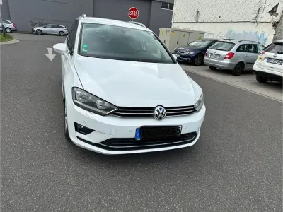 Gebraucht VW Golf Sportsvan Sport 125 PS (91 kW) 2014 Weiß Van / Kleinbus