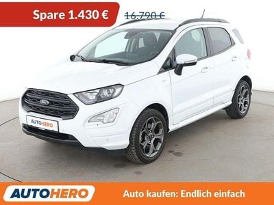 Gebraucht Ford Ecosport ST-Line 125 PS (91 kW) 2021 Weiß SUV