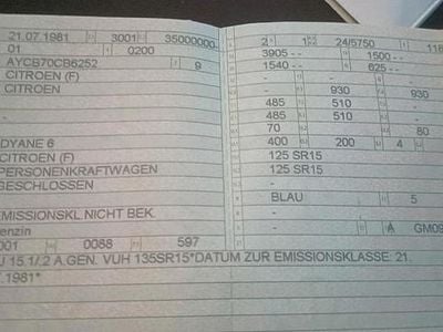 Blau Gebraucht 1981 Citroën Dyane Kleinwagen | 4.700 €