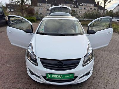 Gebraucht Opel Corsa Edition 90 PS (66 kW) 2008 Casablancaweiss/saphirschwarz Kleinwagen
