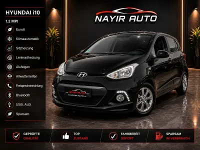 Gebraucht Hyundai i10 Passion 67 PS (49 kW) 2016 Schwarz Kleinwagen