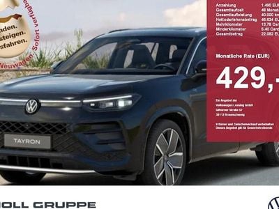 Neu VW Tayron R-line 265 PS (194 kW) 2025 Schwarz SUV