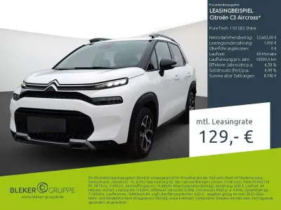 Brugt Citroën C3 Aircross Shine 110 HK (80 kW) 2023 Hvid SUV