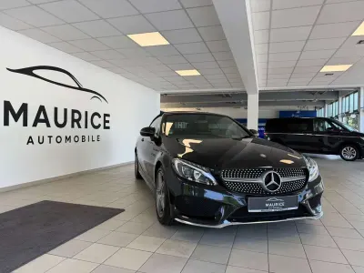 Gebraucht Mercedes C180 AMG line 156 PS (114 kW) 2017 Obsidianschwarz  metalliclack Cabrio