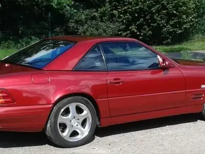 Gebraucht Mercedes SL320 224 PS (164 kW) 1998 Rot Cabrio