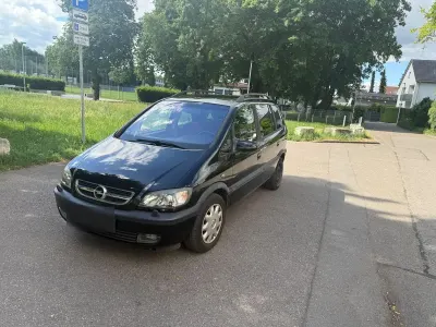 Gebraucht Opel Zafira 125 PS (91 kW) 2003 Schwarz Van / Kleinbus