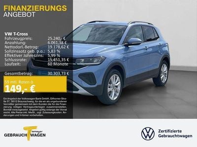 Nouă VW T-Cross Life 116 CP (85 kW) 2026 Albastru SUV