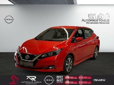 Usata Nissan Leaf Acenta 89 kW (122 CV) 2021 Rosso Utilitaria