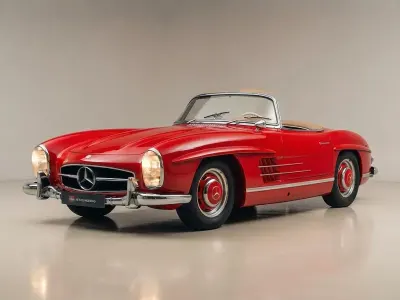 Gebraucht Mercedes SL300 215 PS (158 kW) 1958 Rot Cabrio