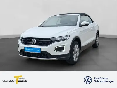 Gebraucht VW T-Roc Cabriolet Style 150 PS (110 kW) 2021 Weiß Cabrio