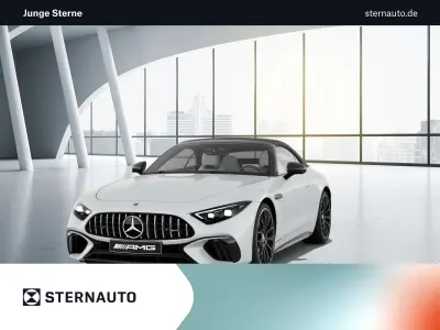 Gebraucht Mercedes SL63 AMG AMG 585 PS (430 kW) 2024 Manufaktur lack manufaktur opalithweiß bright Cabrio