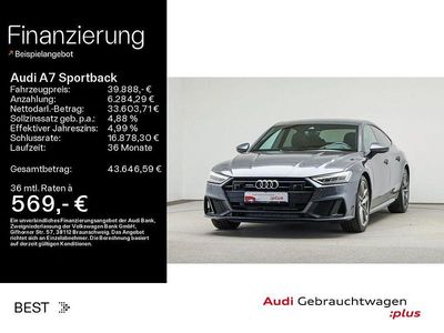 Daytonagrau perleffekt Gebraucht 2021 Audi A7 S-Line Limousine | 39.888 € (Guter Preis)