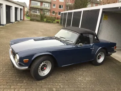 Usata Triumph TR6 194 CV (142 kW) 1972 Blu Cabrio