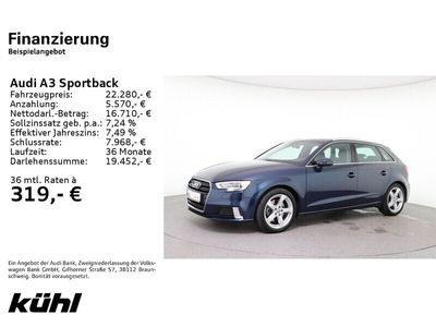 gebraucht Audi A3 Sportback 40 TFSI Q S tronic Sport Xenon Navi
