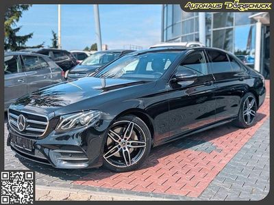 Schwarz Gebraucht 2019 Mercedes E200 AMG line Limousine | 20.990 € (Fairer Preis)