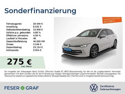 Gebraucht VW Golf VIII Edition 150 PS (110 kW) 2024 Weiß Limousine