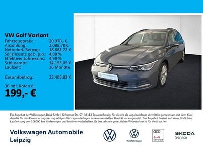 Gebraucht VW Golf VIII Style 131 PS (96 kW) 2022 Grau Kombi