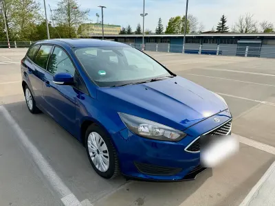 Brugt Ford Focus 101 HK (74 kW) 2017 Blå Stationcar