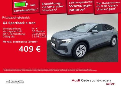 Gebraucht Audi Q4 Sportback e-tron Sport 210 kW (286 PS) 2025 Grau SUV