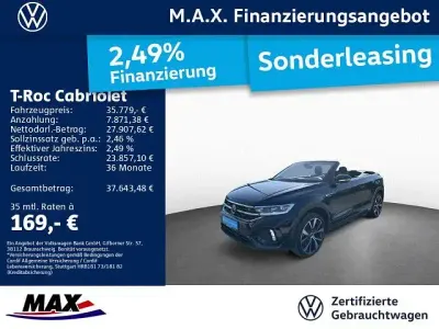 Gebraucht VW T-Roc Cabriolet R-line 150 PS (110 kW) 2025 Deep black perleffekt (metallic) Cabrio