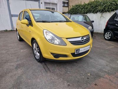 Gebraucht Opel Corsa Edition 80 PS (58 kW) 2008 Sunny yellow (uni) Kleinwagen