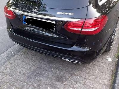 Schwarz Gebraucht 2015 Mercedes C250 AMG line Kombi | 15.000 € (Fairer Preis)