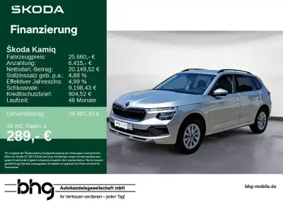 Gebraucht Skoda Kamiq Tour 150 PS (110 kW) 2025 Silber SUV