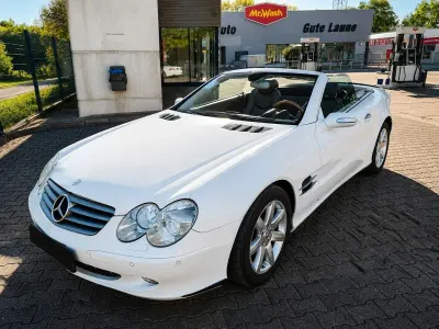 Gebraucht Mercedes SL350 245 PS (180 kW) 2005 Weiß Cabrio