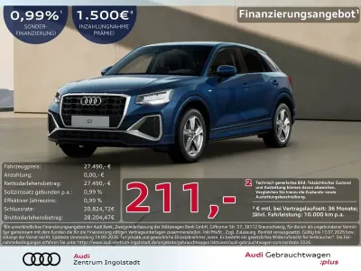 Gebraucht Audi Q2 S-Line 116 PS (85 kW) 2025 Ascariblau metallic SUV