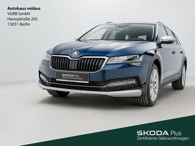 Second-hand Skoda Superb Scout 4x4 200 CP (147 kW) 2022 Albastru Break