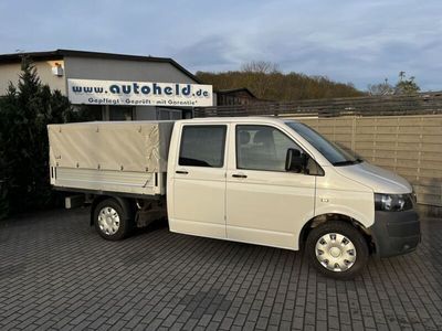 gebraucht VW T5 2.0 TDI 4MOTION 4x4 DoKa Pritsche Plane Klima