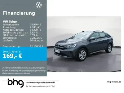 Gebraucht VW Taigo Life 95 PS (69 kW) 2025 Grau SUV